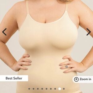 Empetua Shapermint Essentials All Day Everyday Scoop Neck Cami, XXXXL, Beige